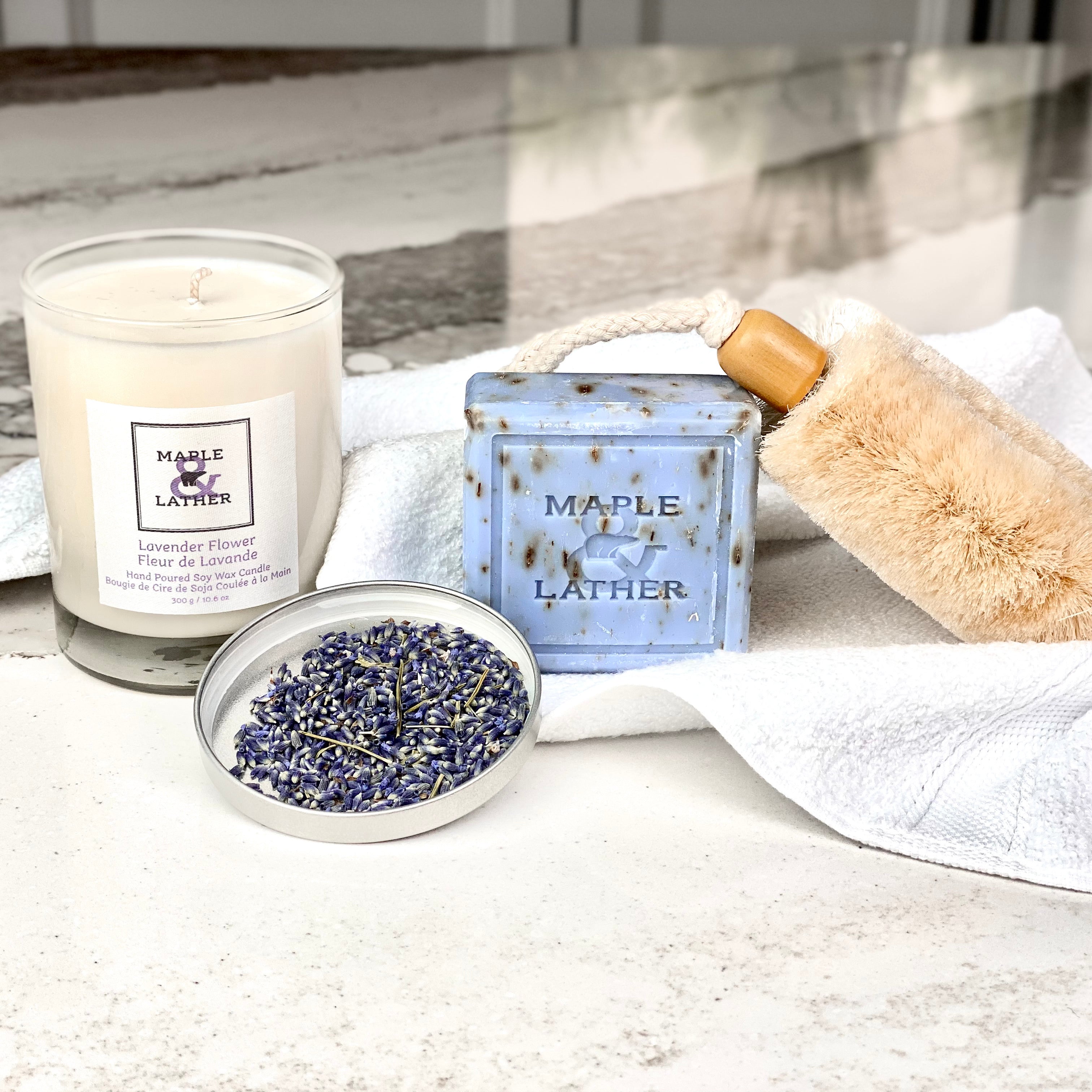 Dried Lavender Bouquet – Maple & Lather